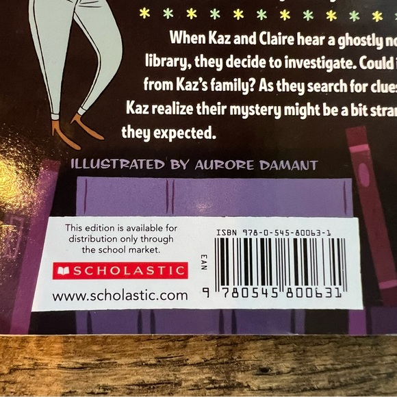 The Haunted Library #1 Paperback Young Chapter Book - Picture 3 of 4